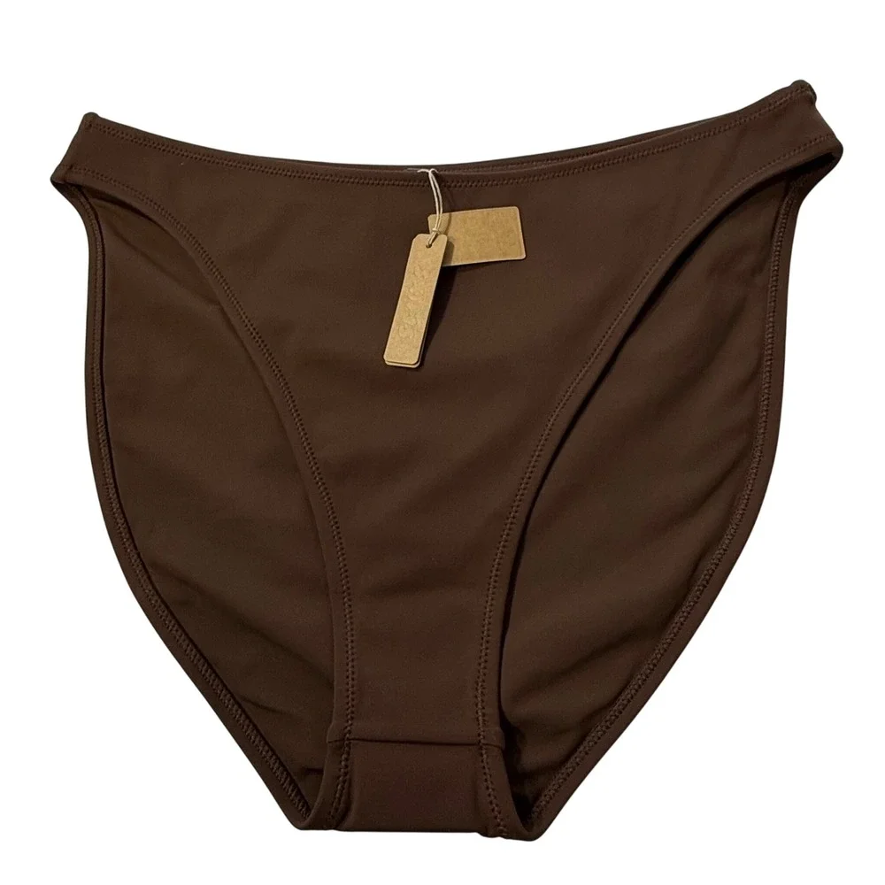 SKIMS Shaping Swim Dipped Bikini Cocoa 2X